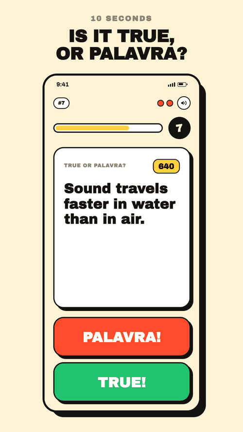 One card, 10 seconds