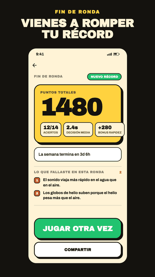 Mira hasta dónde llegaste