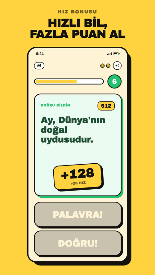 Hızlı cevapla, çok puan al